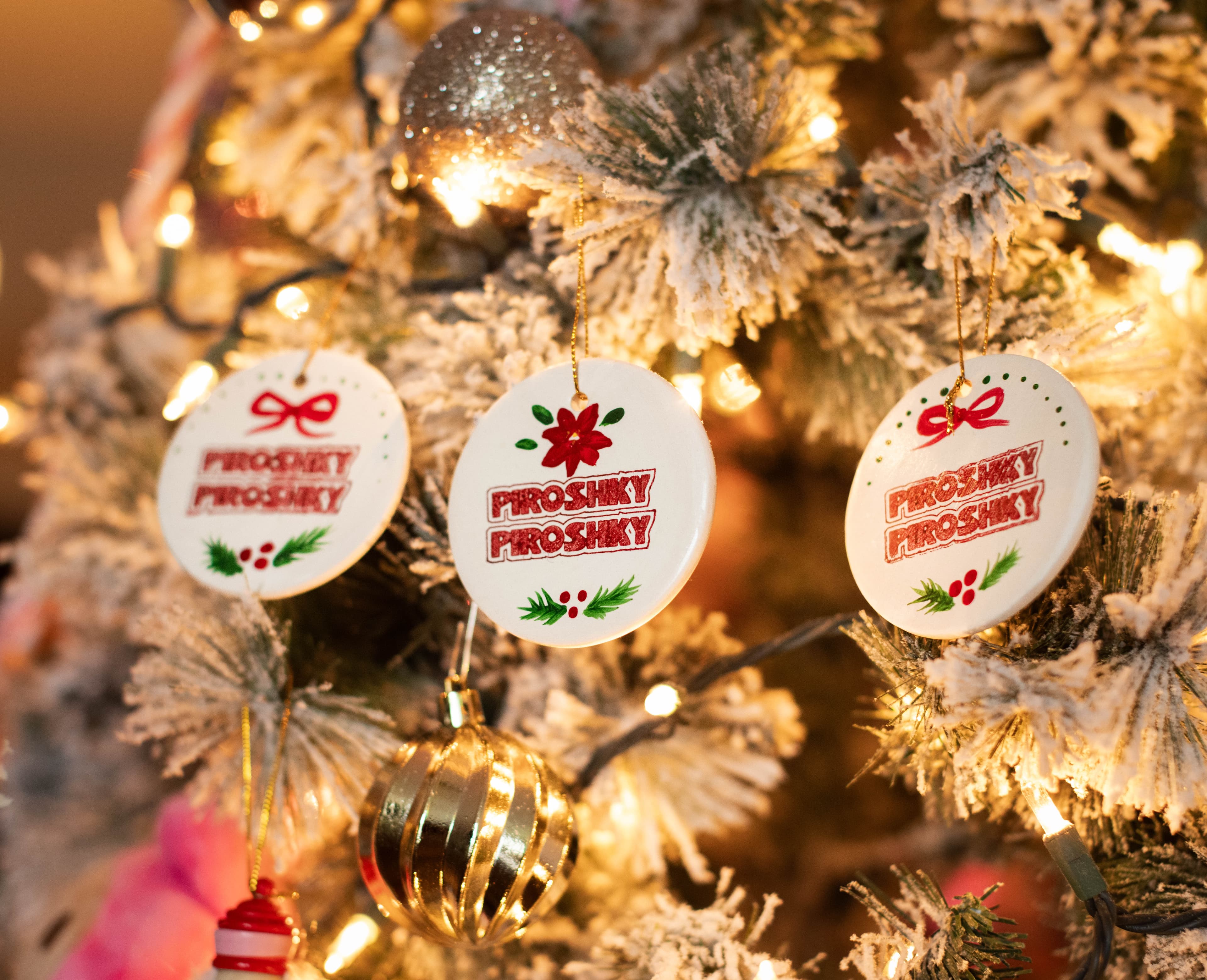 Piroshky Holiday Ornaments