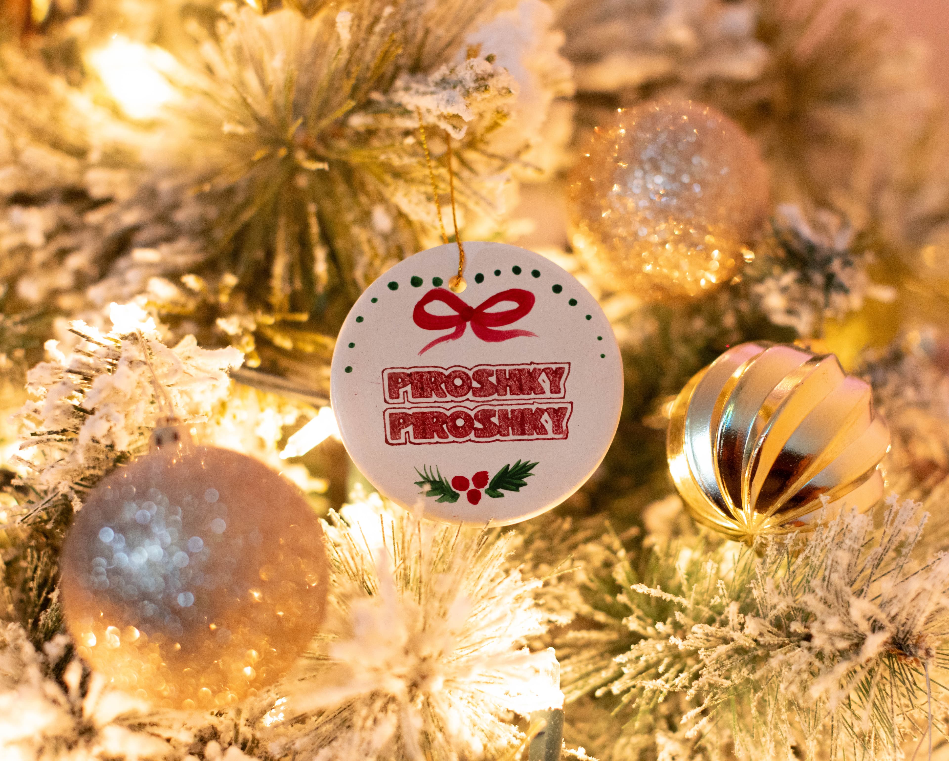 Piroshky Holiday Ornaments