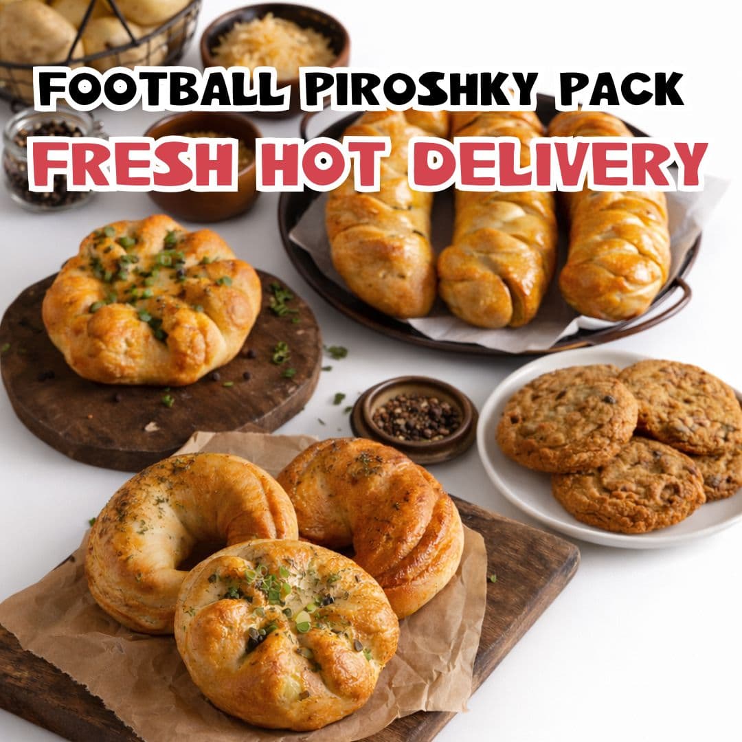 Hot & Fresh Football Piroshky Pack