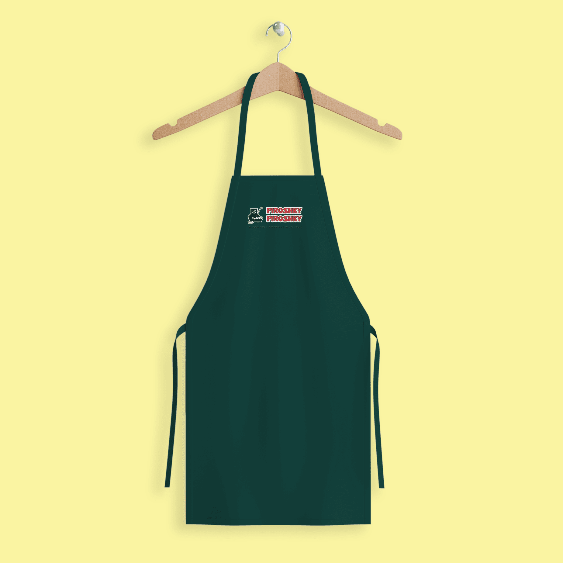 Piroshky Piroshky Apron (Forest Green)
